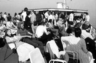 32. Tagung 1982 Physiker; Mainaufahrt: Schiffsgesellschaft