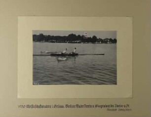 Album des Berliner Ruder-Vereins von 1876 e.V.; Meisterschaftsrudern 1920