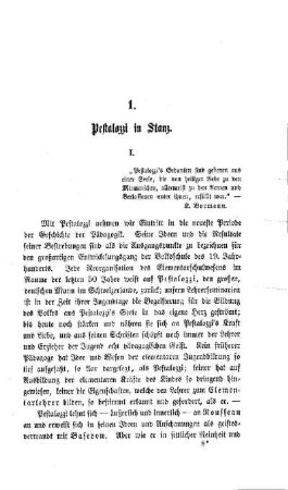 Pestalozzi in Stanz