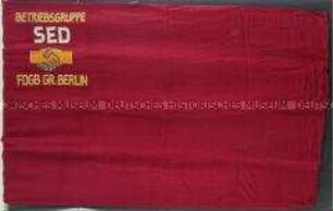 Fahne der FDGB-Betriebsgruppe von Groß-Berlin