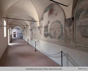 Freskenzyklus mit Szenen aus dem Leben des Heiligen Benedikt von Nursia