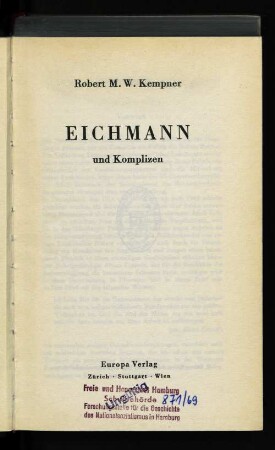 Eichmann und Komplizen