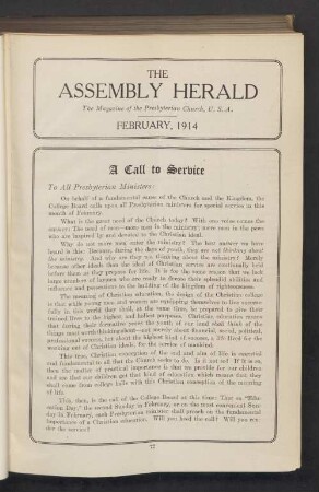 February, 1914