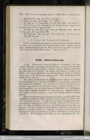 VIII. Zinsrechnung