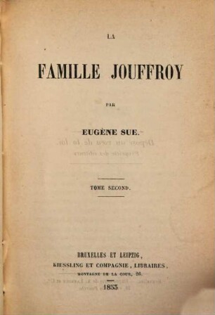 La famille Jouffroy. 2