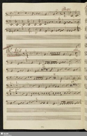 140. Aria: Deh serenate le luci belle / Scarlatti, G.