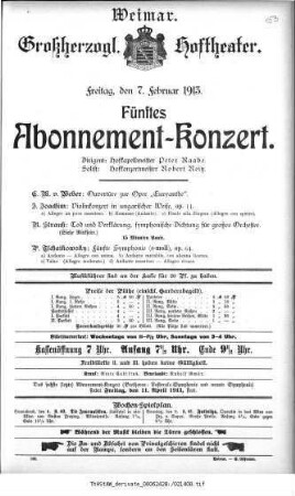 Abonnement=Konzert