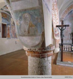 Wand- und Gewölbedekoration : Ausmalung der Cappella degli Apostoli