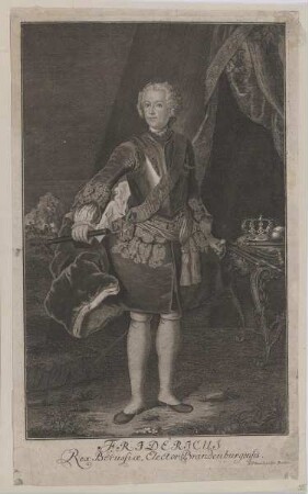 Bildnis des Friedrich II., König von Preußen