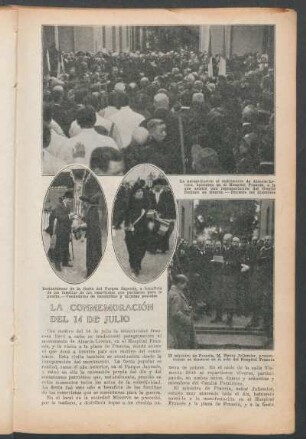 La conmemoración del 14 de Julio