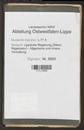 Wege-(Chaussee-)gelderhebung zu Retzen sp. zu Grastrup, Bd. 3
