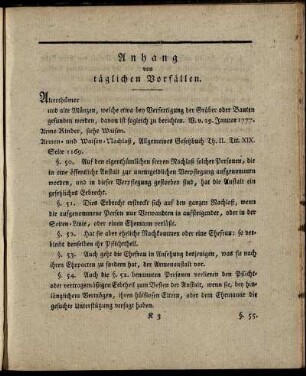 Anhang von täglichen Vorfällen