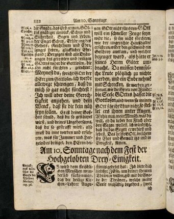 1112-1130, Am 10. Sonntage nach dem Fest der ...