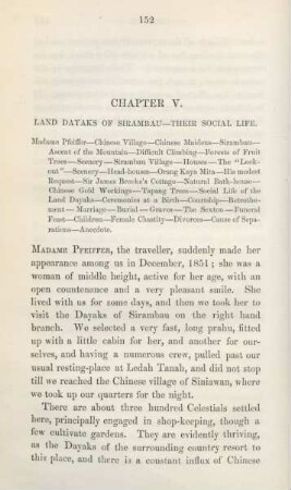 Chapter V. Land Dayaks of Sirambau - Their social life