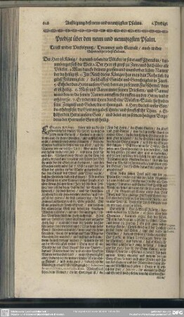 Die Predigten über den neun und neuntzigsten Psalm