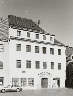 Pirna-Altstadt, Ehemaliges Gasthaus (Marienhaus), Am Markt 20 : Pirna-Altstadt, Ehemaliges Gasthaus (Marienhaus), Am Markt 20. Marktseite