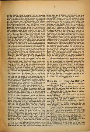 Regensburger Morgenblatt. Unterhaltungsblatt zum Regensburger Morgenblatt. 1891 = Nr. 1 (4. Januar) - Nr. 52 (27. Dezember)
