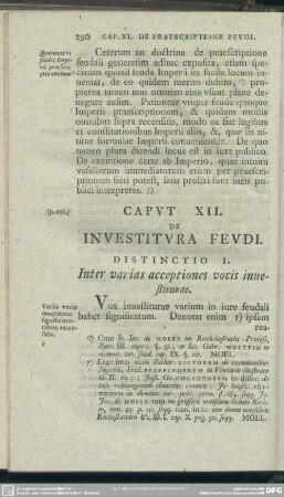 Caput XII. De Investitura Feudi