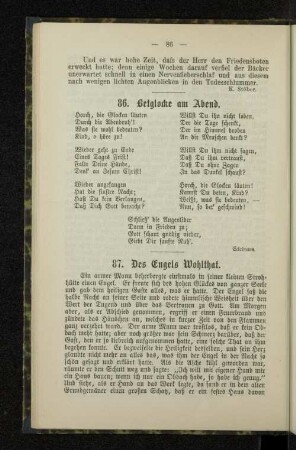 87. Des Engels Wohlthat.