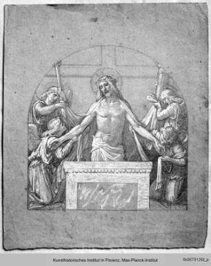 Handstudie für Christus in "Christus und die Ehebrecherin"