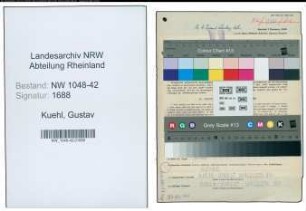 Entnazifizierung Gustav Kuehl , geb. 20.08.1901 (Arbeiter)