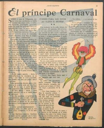 El príncipe carnaval : Cuento para los niños