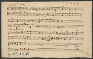 O Gott du frommer Gott; org/clavier; h-Moll; H 336.1; Wq deest