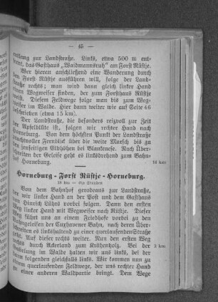 Horneburg - Forst Rüstje - Horneburg.