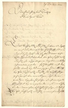 Brief mit Unterschrift