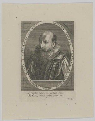 Bildnis des Casparus Finckius