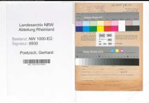 Entnazifizierung Gerhard Poetzsch, geb. 03.09.1913 (Arbeiter)