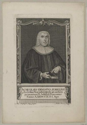 Bildnis des Nicolavs Ernestvs Zobelivs