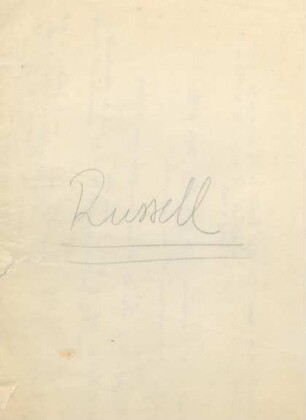 Nombre propio, Russell