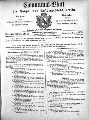 1878,48: No. 48, 1. Dezember 1878