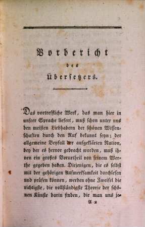 Grundsätze der Kritik, 1