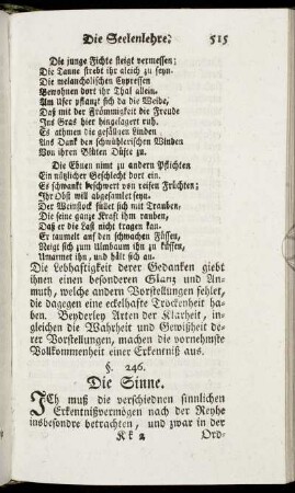 Die Sinne.
