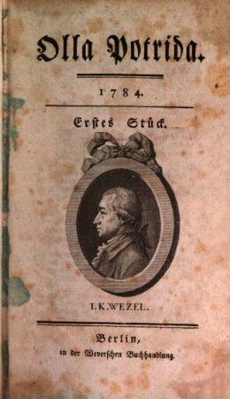 Olla potrida : eine Quartalschrift. 1784, 1784