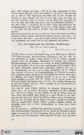 Das Formgeheimnis der biblischen Erzählungen