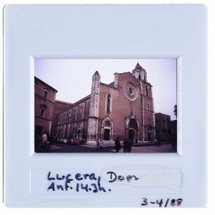 Lucera, Kathedrale : Westfassade