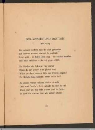 Der Meister und der Tod (Böcklin)