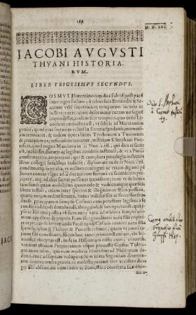 Liber Trigesimus Secundus.