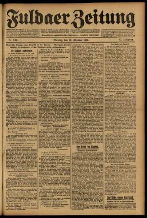 Ausgabe vom Montag, den 16. Oktober 1916.