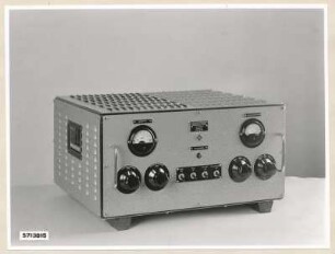 Rauschmessplatz RMP/V1, Netzgerät, Foto 1957