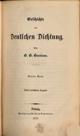 Geschichte der deutschen Dichtung, 4