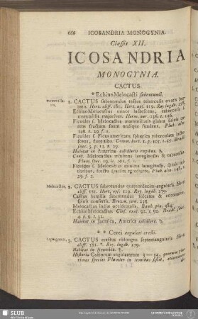 Classis XII. Icosandria
