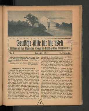 Nr. 9. September 1917.