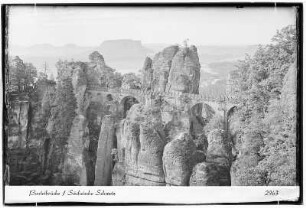 Basteibrücke. Sächsische Schweiz