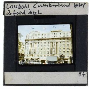 London, Cumberland Hotel