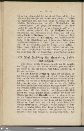 XVI. Nach Frohburg über Gnandstein, Sahlis und Kohren