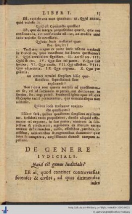De Genere Iudiciali